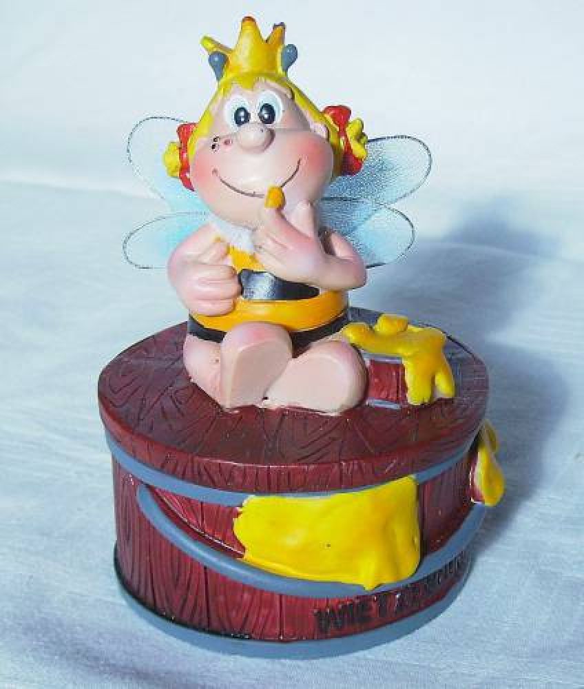 Biene Wietzendorf Truhe Kästchen Schachtel Rund Nr.1