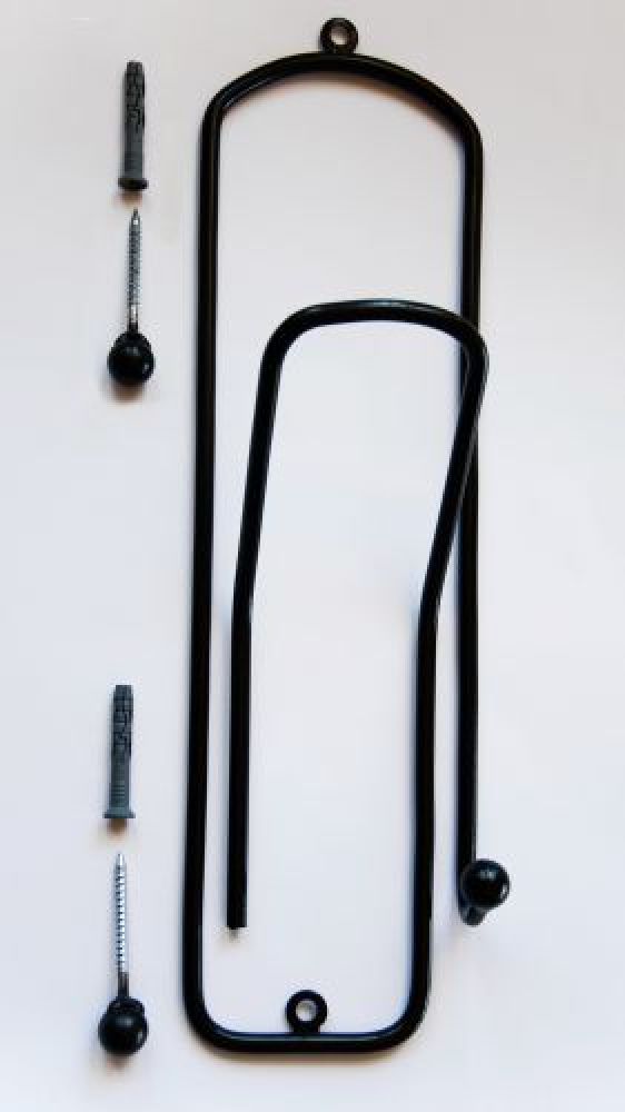 Designer Kleiderhaken "Büroklammer" 1 Stk. Garderobe Wandhaken Haken 32