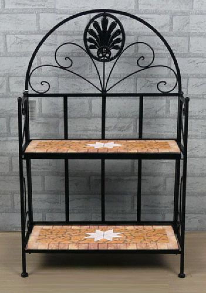 Regal Mosaik Merano 12006 Bücherregal 80cm aus Metall Schmiedeeisen Badregal