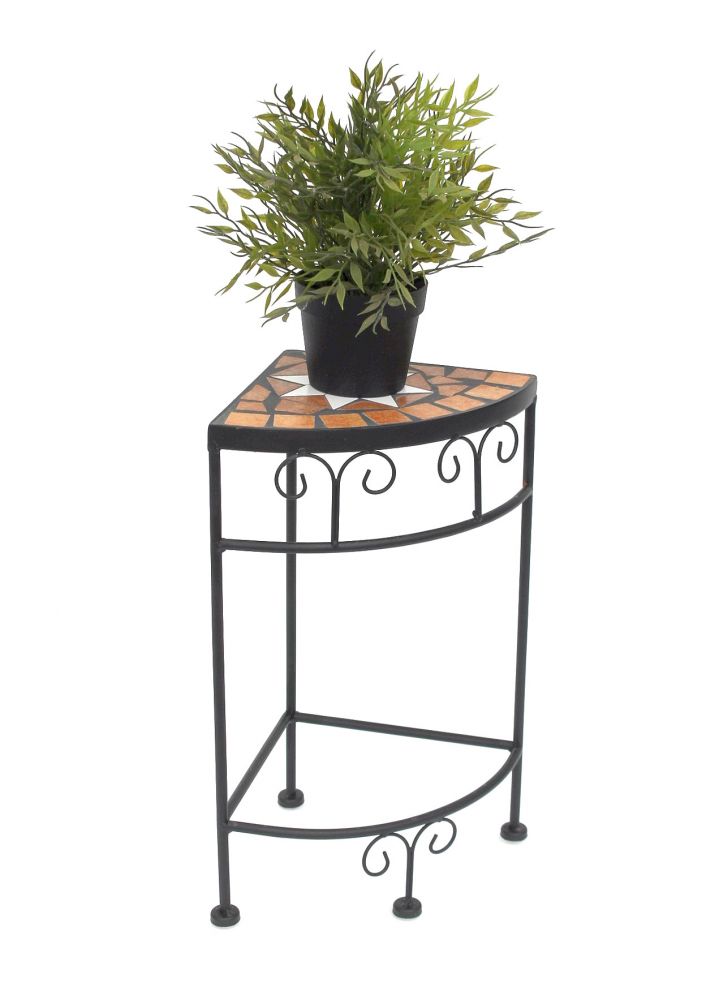 DanDiBo flower stool mosaic corner shelf 42 cm flower stand 12013 side table plant stand mosaic table corner