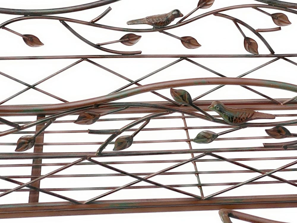 DanDiBo Flower Stand with Basket Flower Box Brown 75 cm 93980 L Plant Box Modern Plant Stand Plant Shelf