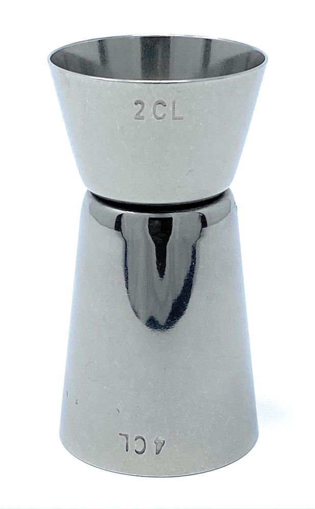 Jigger 2cl 4cl double measuring cup 971 measuring cup cocktail 20 ml 40 ml stainless steel bar measure doser alcohol certificate bar