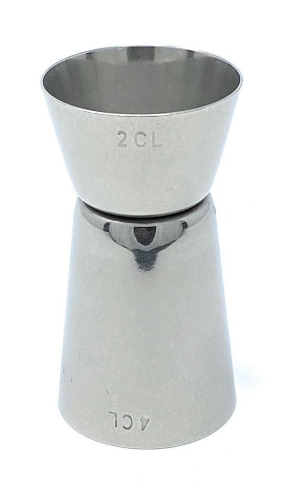 Jigger 2cl 4cl double measuring cup 971 measuring cup cocktail 20 ml 40 ml stainless steel bar measure doser alcohol certificate bar