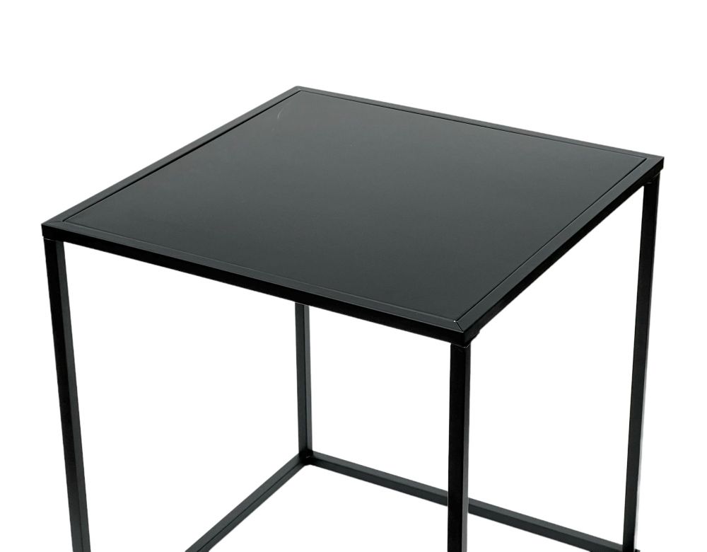 DanDiBo Coffee Table Black Metal S Side Table Living Room 96252 Table Side Table 42 cm Sofa Table Kitchen Table Modern