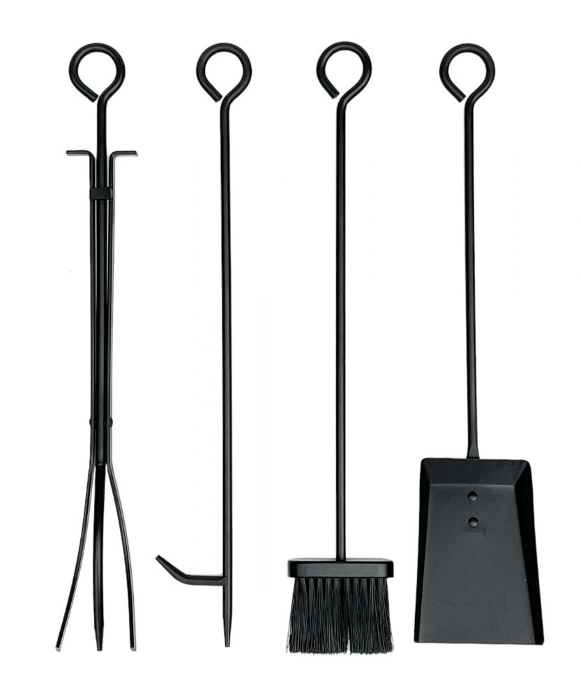 DanDiBo firewood rack indoor metal black 72 cm firewood stand with fireplace set 96431 firewood trolley firewood holder