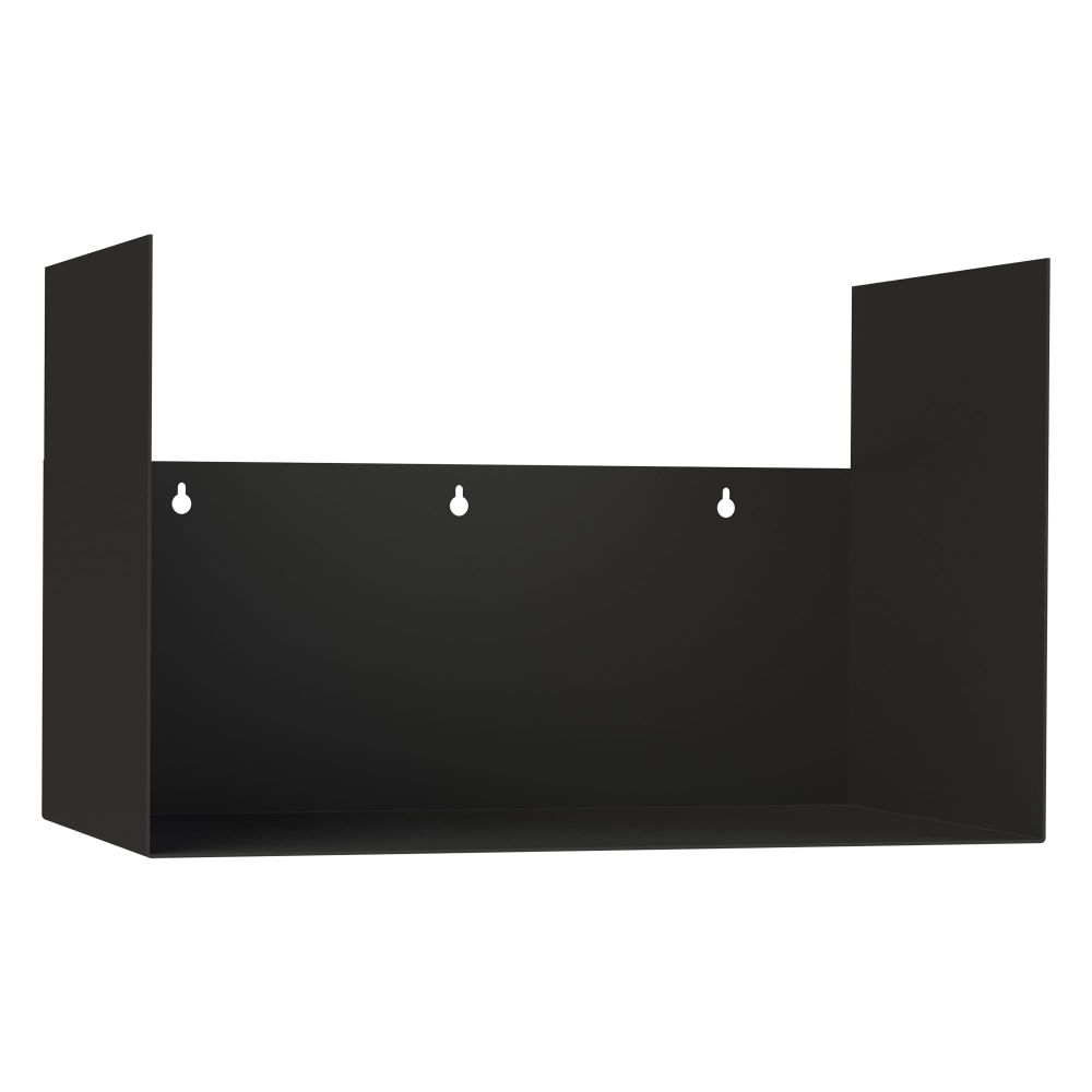 DanDiBo Firewood Rack Indoor Metal Black Firewood Rack with Back Wall Hanging 96432 Wood Basket Firewood Holder