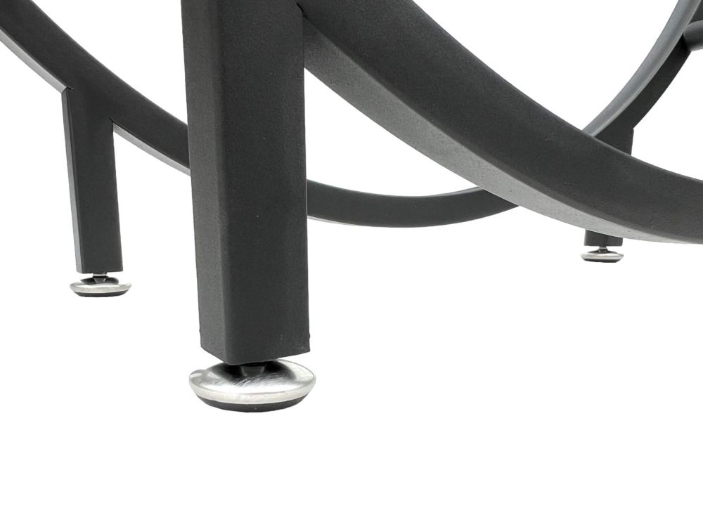 DanDiBo Kaminholzregal Innen Metall Schwarz Stehend Rund 60 cm Kaminholzständer 96468 Kaminholzhalter Brennholzregal Feuerholzregal