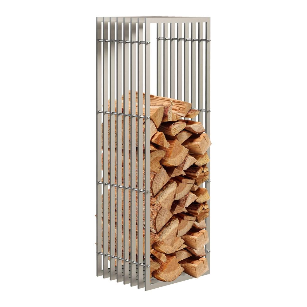 DanDiBo firewood rack indoor metal stainless steel firewood rack 96429 150 cm wood basket firewood holder wood rack