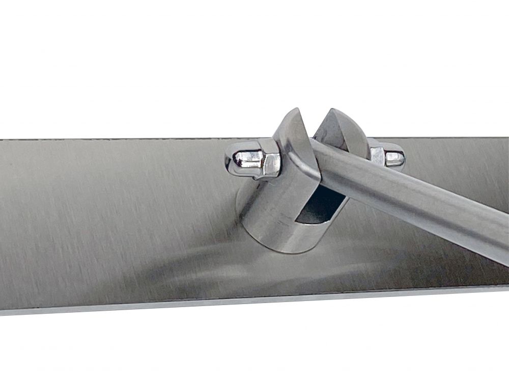 DanDiBo Sonnenuhr Edelstahl für die Wand 70 cm Rostfrei 96206 Ausrichtbar Wetterfest Gartenuhr Modern Metall