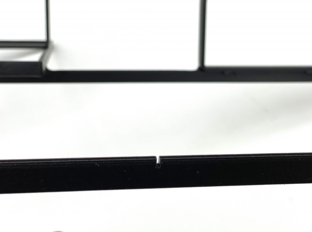 DanDiBo Weinregal Metall Schwarz Black Line Flaschenständer Flaschenregal Flaschenhalter Wandregal