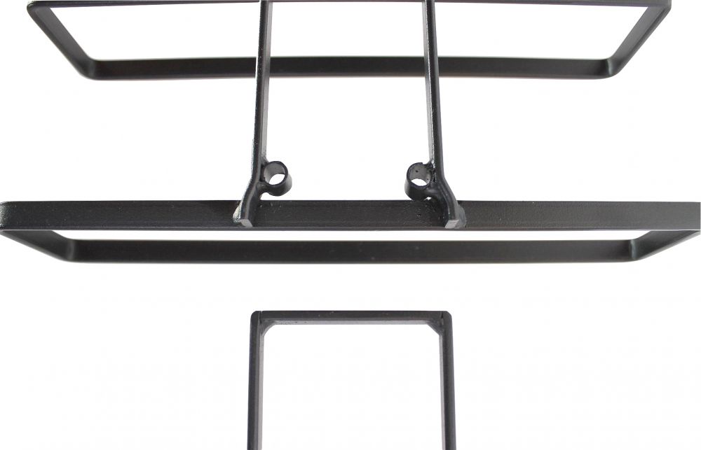 Weinregal aus Metall in Schwarz für die Wandmontage 4-Wine erweiterbar Flaschenständer Flaschenregal Flaschenhalter