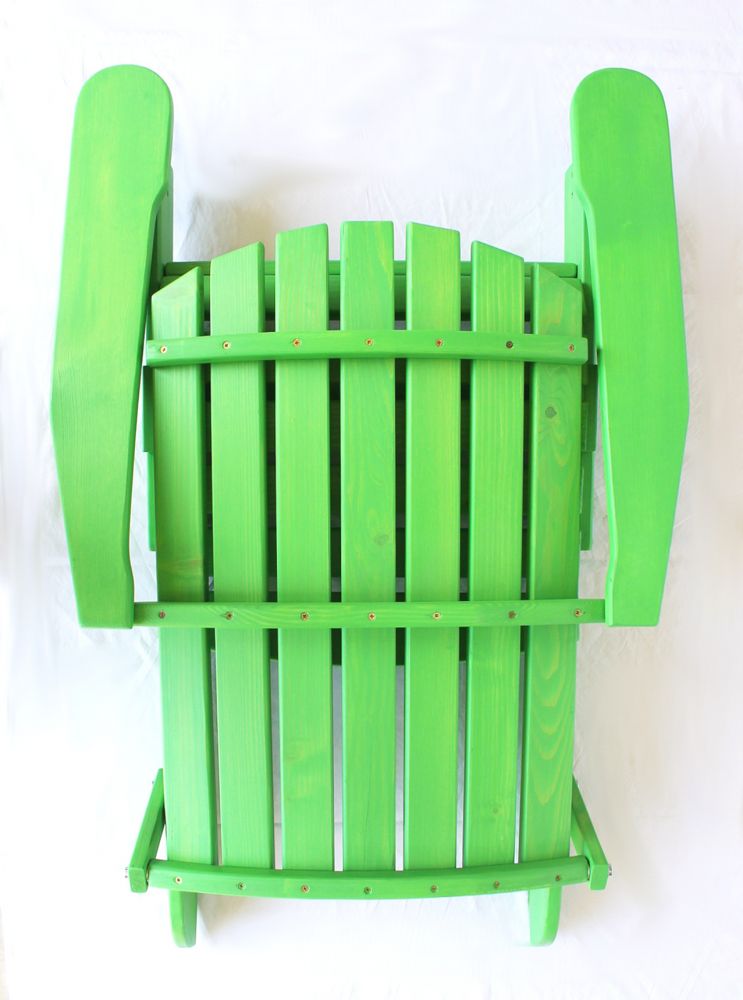 DanDiBo Strandstuhl Sonnenstuhl aus Holz Grün Gartenstuhl klappbar Adirondack Chair Deckchair