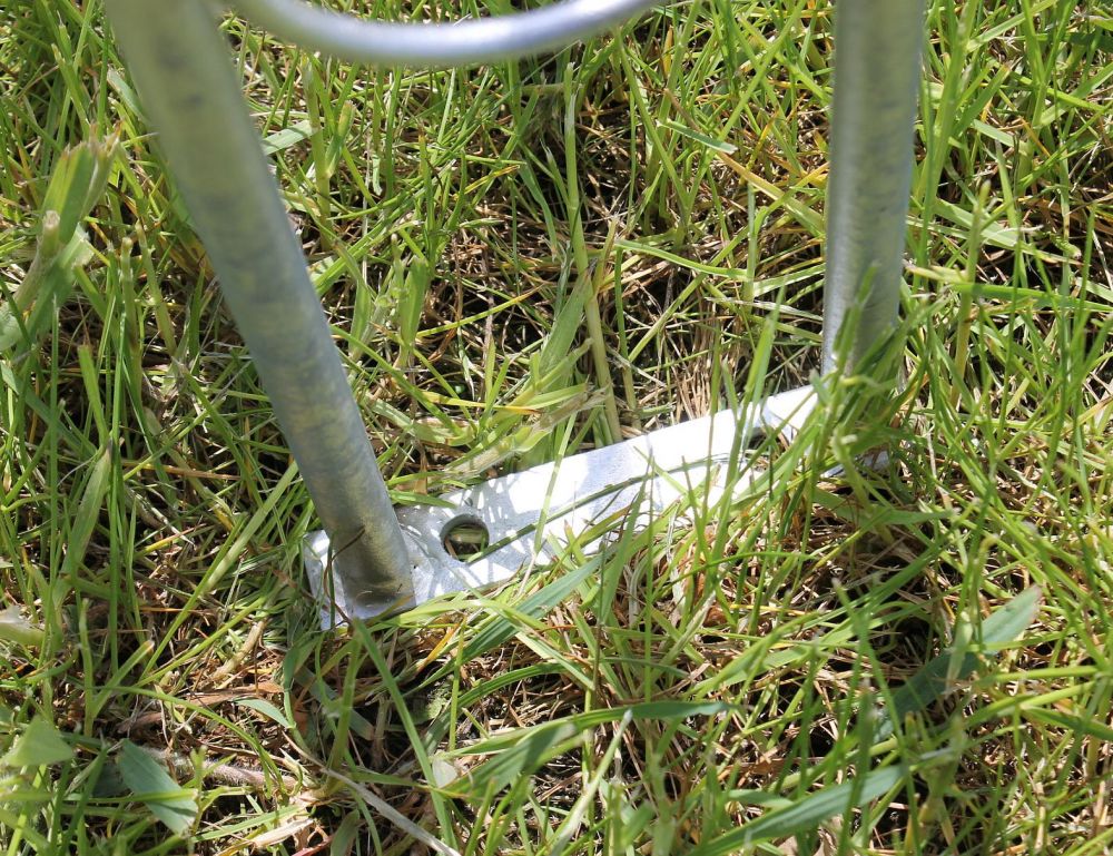 DanDiBo Rosenbogen mit Tür Metall Verzinkt Breite 140 cm Rundbogen Feuerverzinkt Wetterfest Massiv Volleisen Rankhilfe