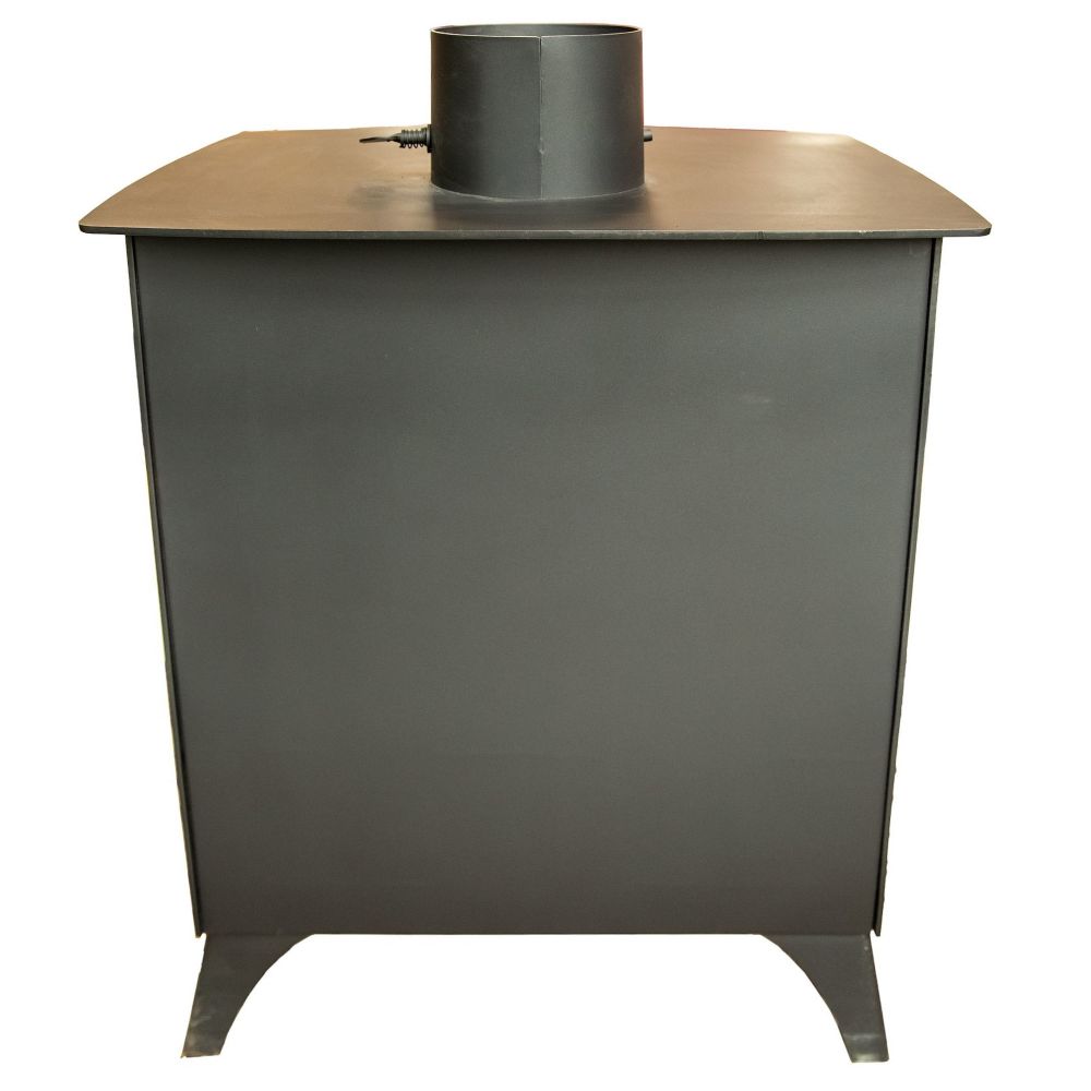 EEK A+ Wood-burning stove Wood Verso 1 wood-burning stove 7.5 kW Fireplace Stove Long-burning stove Workshop stove Swedish stove Cottage stove Heating stove