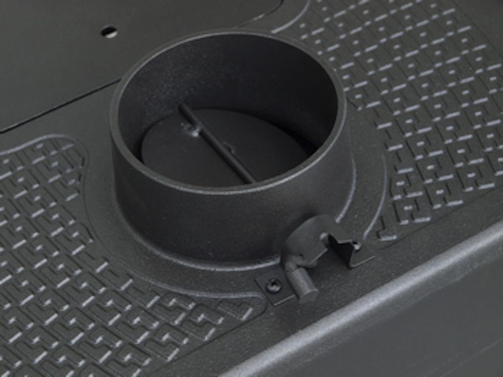 Kaminofen Rot Holzofen 7,2 kW Kamin Zar Ofen Dauerbrandofen Werkstattofen Schwedenofen Hüttenofen Heizofen