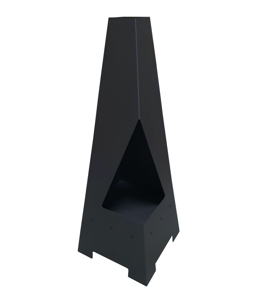 Gartenofen Faiko 4 Terrassenofen 120 cm Kamin Holzofen 25429 Feuersäule Gartenkamin modern hitzebeständig