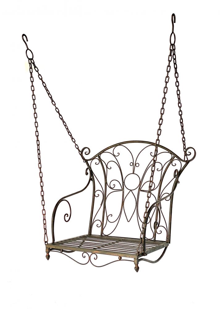 Hängesessel Metall Garten 18811 Hängestuhl Hängeschaukel Schaukel Hängebank Gartenschaukel Hollywoodschaukel