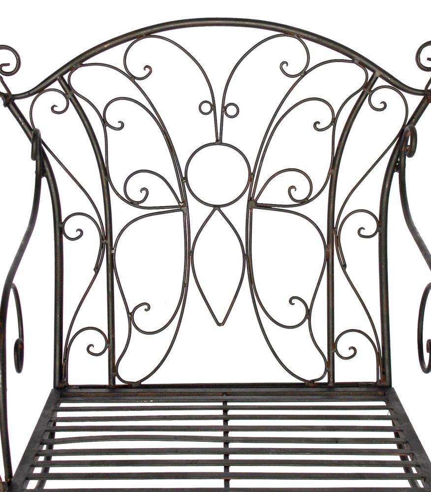 Hängesessel Metall Garten 18811 Hängestuhl Hängeschaukel Schaukel Hängebank Gartenschaukel Hollywoodschaukel