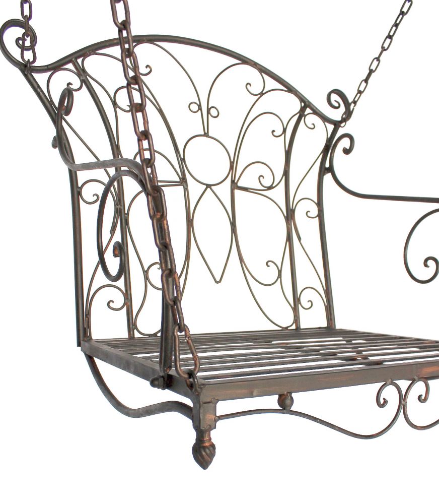 Hängesessel Metall Garten 18811 Hängestuhl Hängeschaukel Schaukel Hängebank Gartenschaukel Hollywoodschaukel