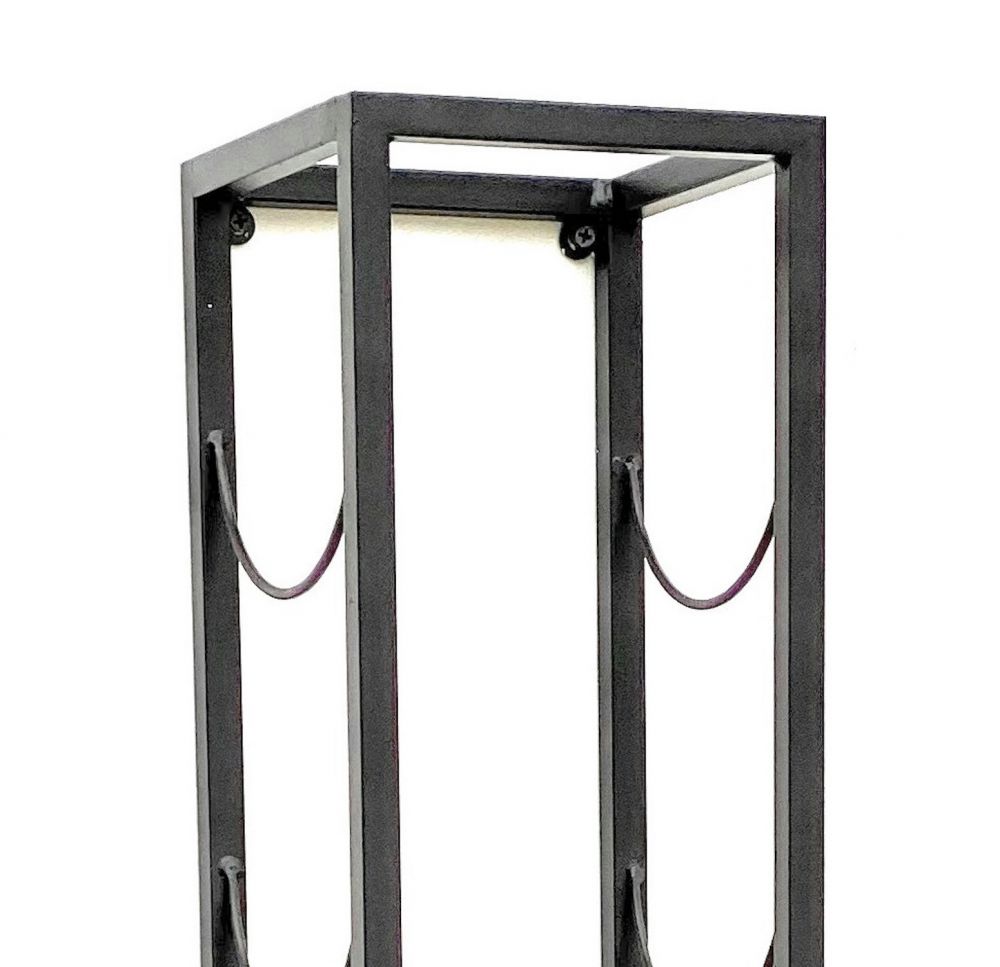 DanDiBo Handtuchhalter Bad Wand Metall Schwarz 96243 Modern Handtuchregal Wandmontage Wandhandtuchhalter Badezimmer