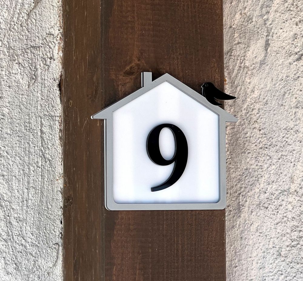 DanDiBo house number sign house number sign M sticker room number for house hotel door door number self-adhesive UV resistant