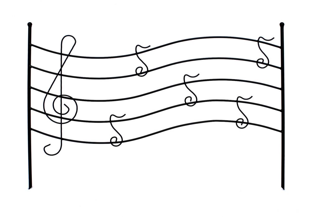 Steckzaun Melody Rankhilfe Rankgitter aus Metall H-56cm B-80cm Kletterhilfe Zaun