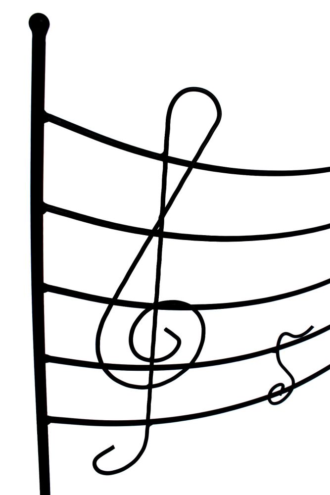 Steckzaun Melody Rankhilfe Rankgitter aus Metall H-56cm B-80cm Kletterhilfe Zaun