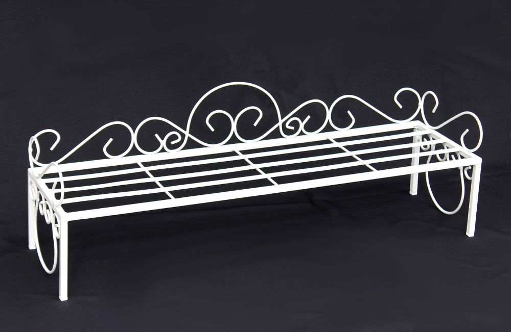 Blumenbank Mi Weiß Blumenständer 75cm Blumenregal Blumentreppe Pflanzentreppe Regal