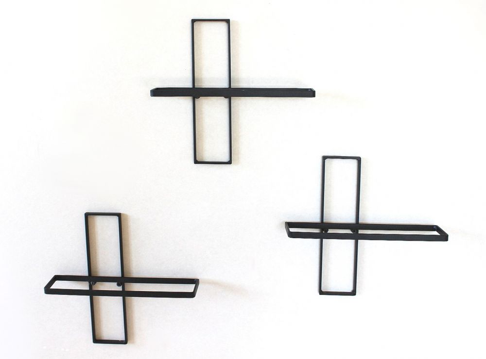 Wine rack D3 made of metal Bottle rack set of 3 Wall rack Bottle rack Shelf ...