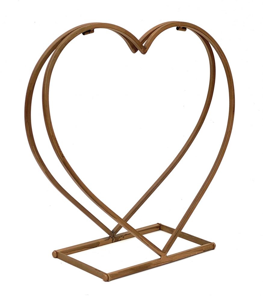 Kaminholzregal Metall Herz Kaminholzständer 2013221 M 53 cm Holzkorb Kaminholzhalter Holzregal Feuerholzhalter Deko