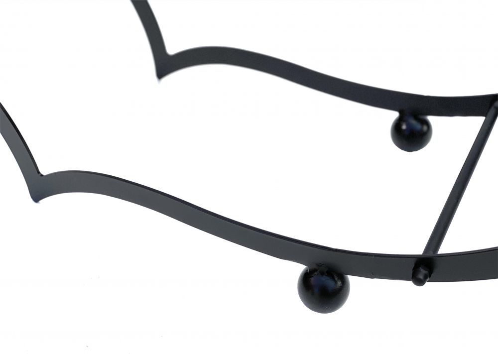 DanDiBo Kaminholzregal Innen Metall Herz Kaminholzständer 64 cm 181134 Holzkorb Kaminholzhalter