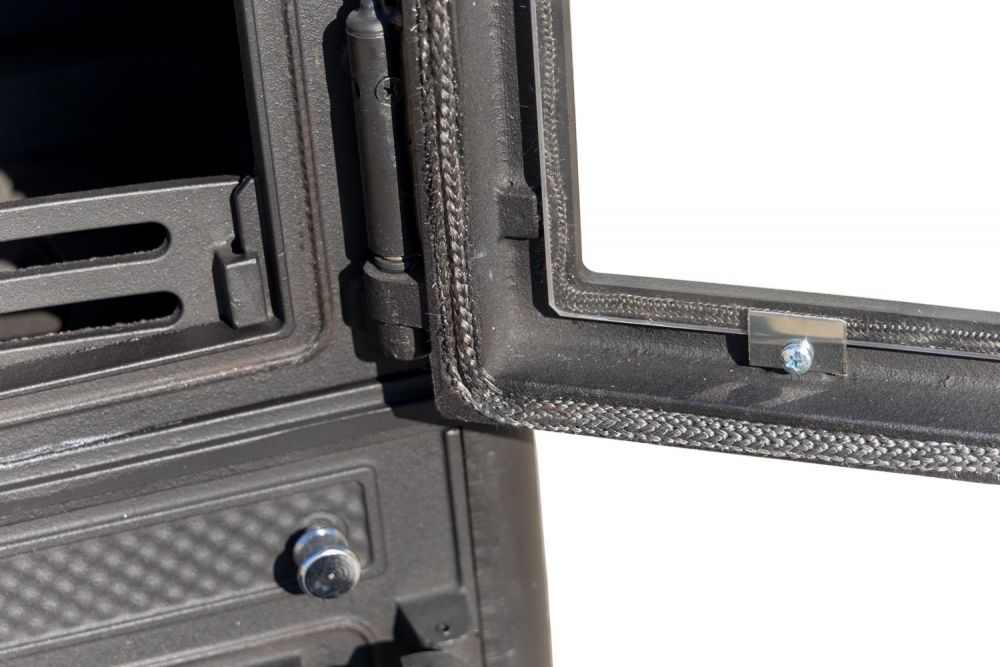 Kaminofen Gusseisen Herdplatte Kochfeld Ofen Antik Holz Guca Lava Holzofen Klein 12,5 kW Kamin Gusseisenofen Dauerbrandofen Werkstattofen Hüttenofen Heizofen