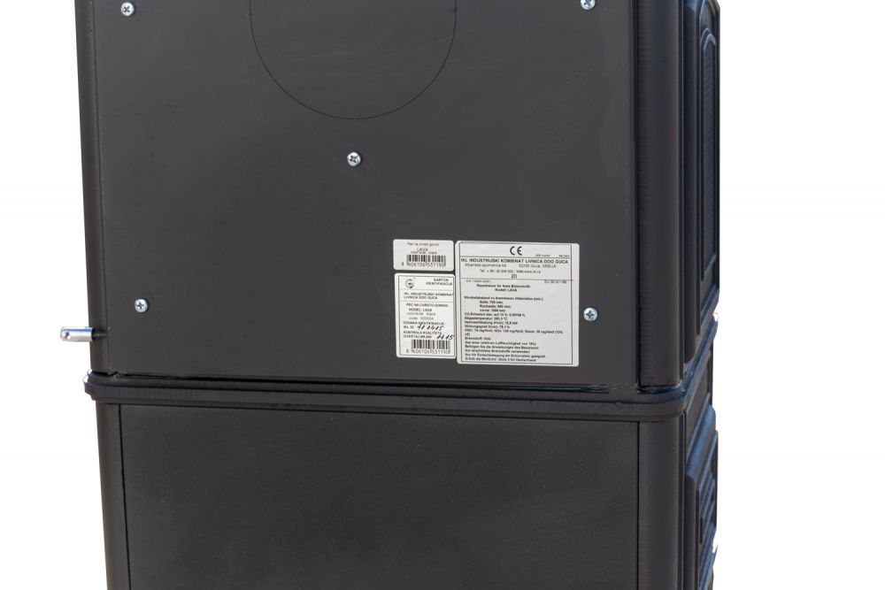 Kaminofen Gusseisen Herdplatte Kochfeld Ofen Antik Holz Guca Lava Holzofen Klein 12,5 kW Kamin Gusseisenofen Dauerbrandofen Werkstattofen Hüttenofen Heizofen