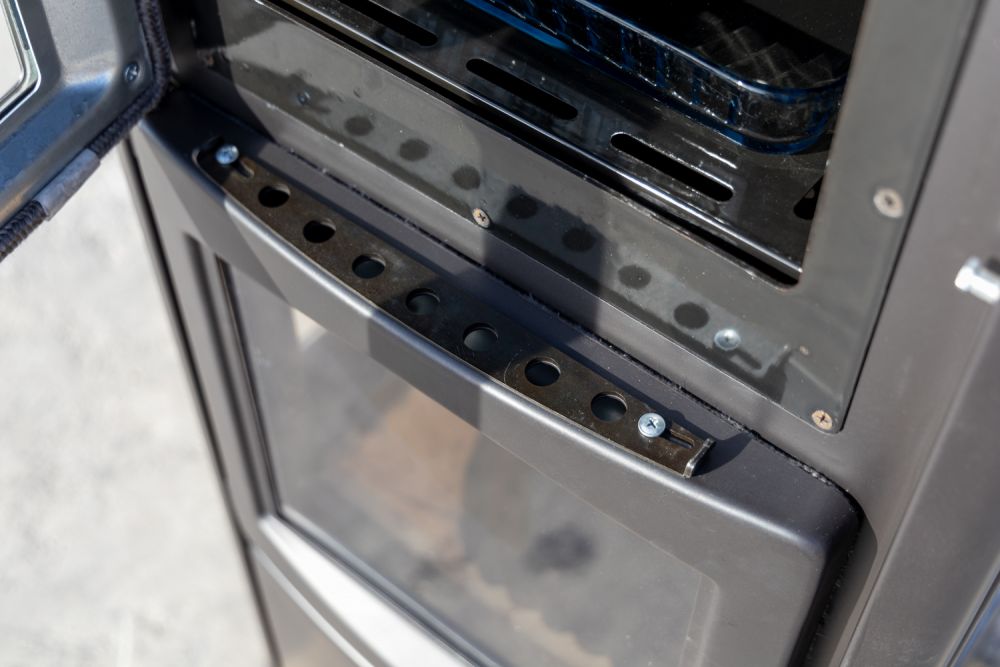 EEK A wood-burning stove with baking compartment hob panoramic fireplace three-sided glass Teba TKS 19 wood-burning stove 12 kW fireplace stove wood-burning cooker hob kitchen stove