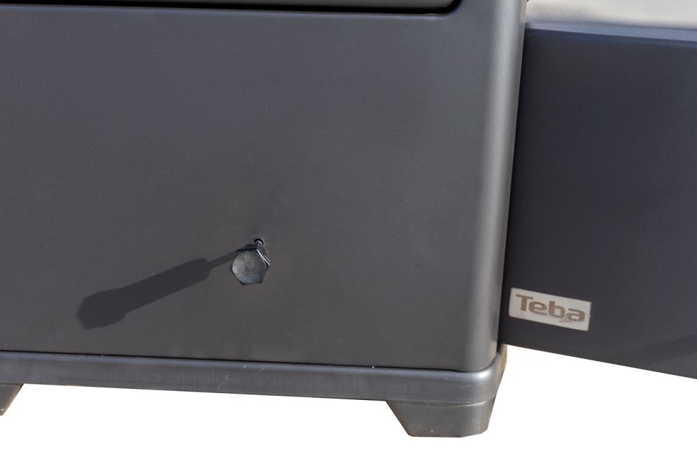 EEK A wood-burning stove with baking compartment hob panoramic fireplace three-sided glass Teba TKS 19 wood-burning stove 12 kW fireplace stove wood-burning cooker hob kitchen stove