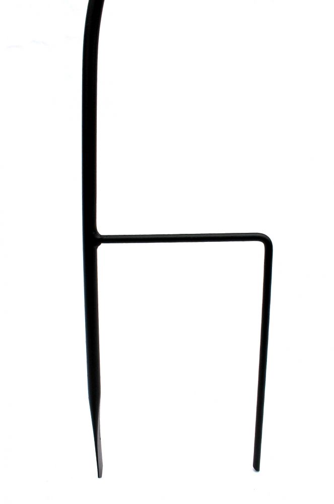 DanDiBo Rankhilfe Herz Kletterhilfe aus Metall 147 cm Bodenstecker Stecker Rankgitter