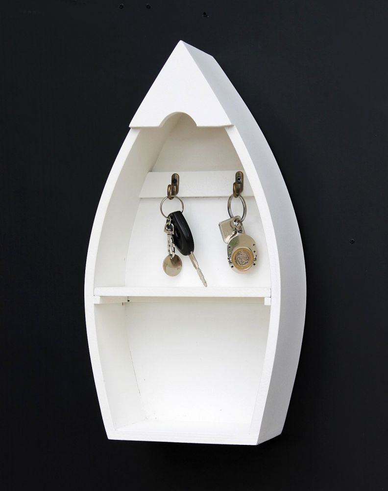 Key board with shelf Boot 93542-XL Key hook Wall shelf 38 cm Key strip Key box