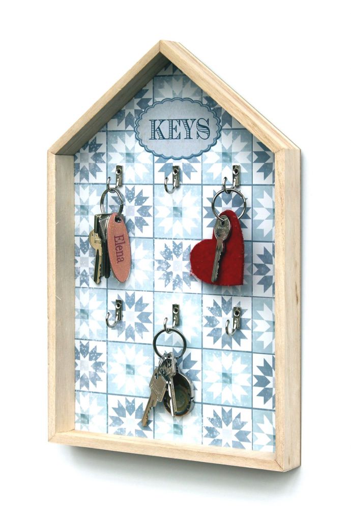 Schlüsselkasten Weiß Holz Keys 32594 Schlüsselbox Schlüsselschrank Landhaus Vintage Shabby Chic