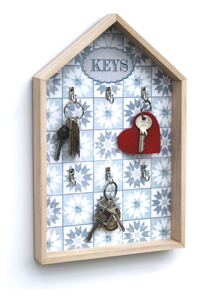 Schlüsselkasten Weiß Holz Keys 32594 Schlüsselbox Schlüsselschrank Landhaus Vintage Shabby Chic