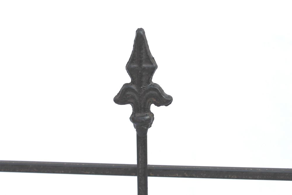 Steckzaun Perugia 20689 Rankhilfe Rankgitter aus Metall B-75cm Kletterhilfe Zaun