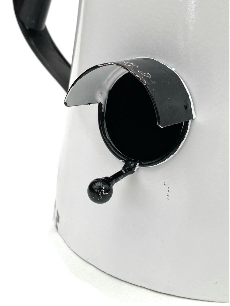 DanDiBo Vogelhaus zum Aufhängen Metall Deko Kaffeekanne wetterfest 521864 Nistkasten Teekanne Futterstation für Vögel Shabby mit Kette Metallkanne Kanne Balkon