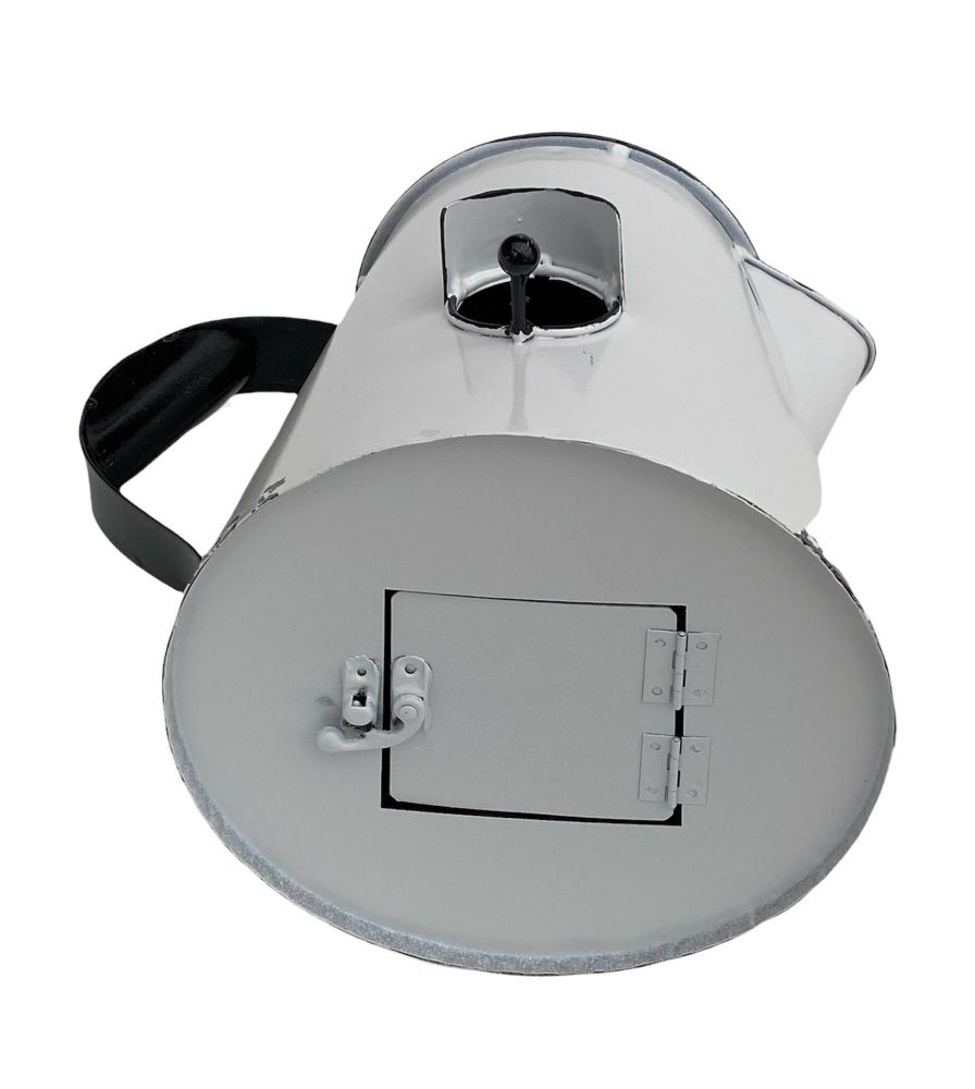 DanDiBo Vogelhaus zum Aufhängen Metall Deko Kaffeekanne wetterfest 521864 Nistkasten Teekanne Futterstation für Vögel Shabby mit Kette Metallkanne Kanne Balkon