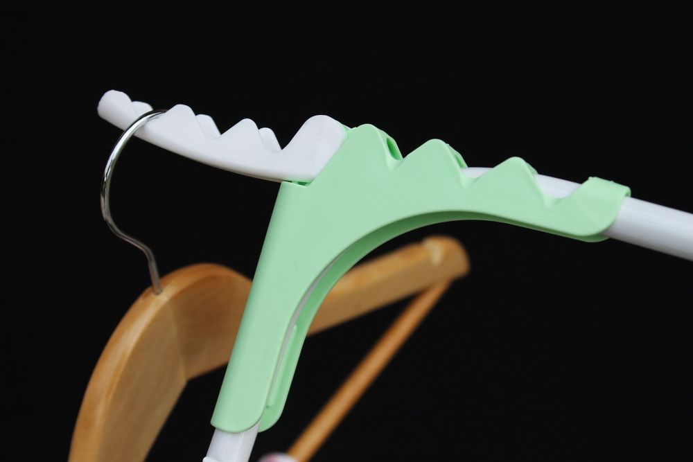 DanDiBo Clothes horse tower foldable 2 levels Stand dryer 93919 Clothes dryer Clothes tower Foldable Narrow Metal without castors Space-saving Foldable