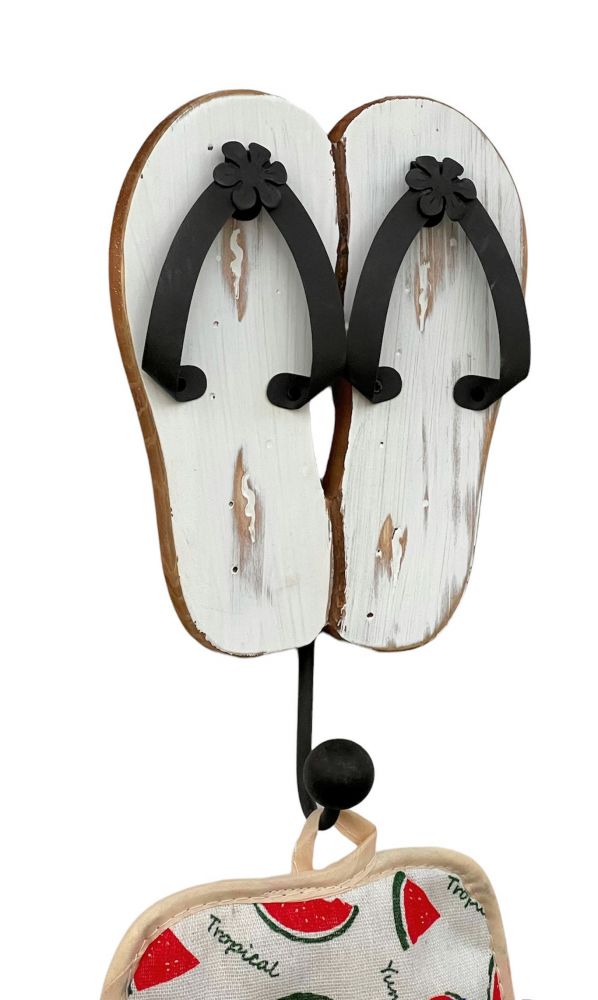 Wall coat rack sandals wood metal white towel rail MR82 coat hooks coat rack wall towel hooks vintage single