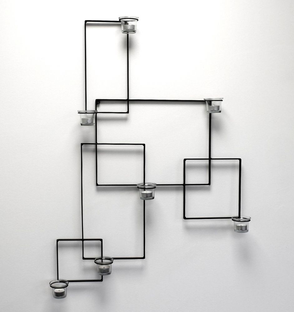 DanDiBo wall tea light holder Alegria metal wall black tea light holder candle holder wall candle holder wall sconce