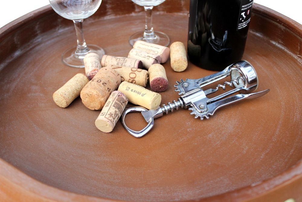 DanDiBo Weinregal Holz Weinfass Braun 83 cm 9045 Bar Flaschenregal Flaschenständer XL Fass Holzfass Weinschrank