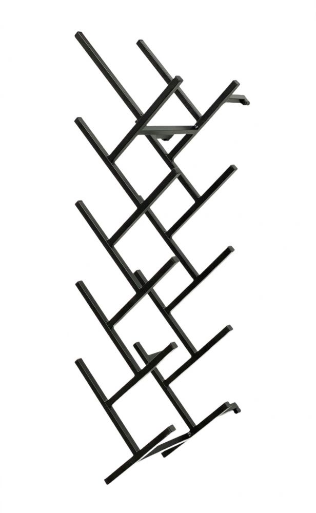 DanDiBo wine rack metal black wall expandable for 9 bottles Acord bottle rack 96277 bottle rack wine bottle holder bottle holder