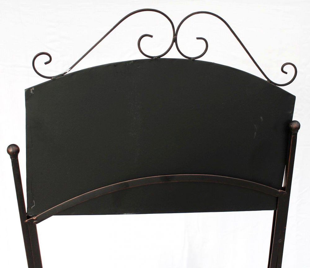 Flower stage 130837 made from metal with Chalk board 108cm Flower stand Plant stage