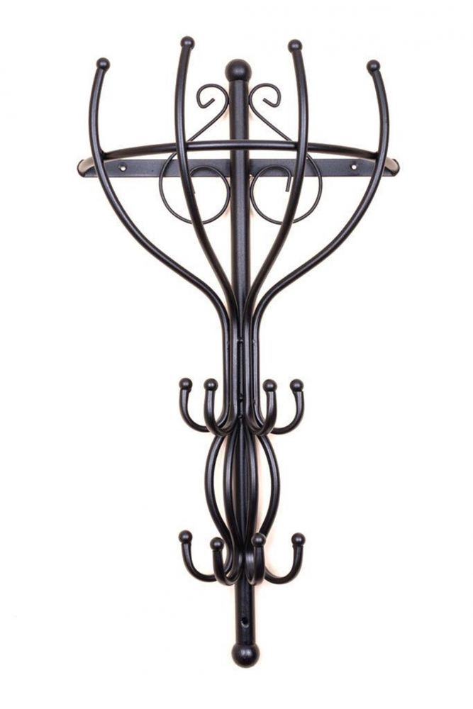 Coat rack Vienno Half-round 66 cm wall coat rack Coat hooks Hooks