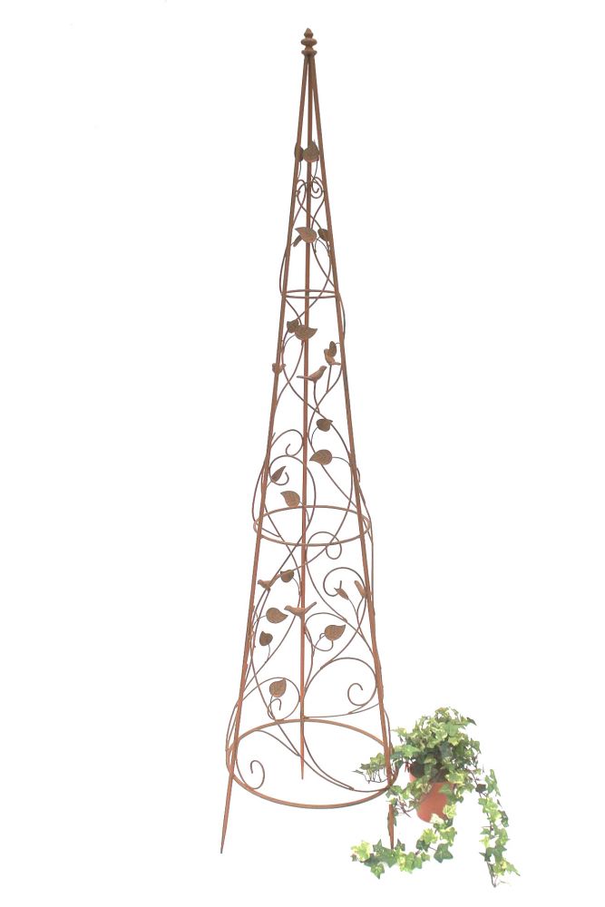 Rankhilfe Pyramide 082547 aus Metall XL-164cm Kletterhilfe Rankgerüst Ranke